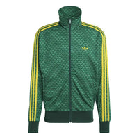 ADIDAS Firebird Loose Monogram Track Jacket Green KD0382