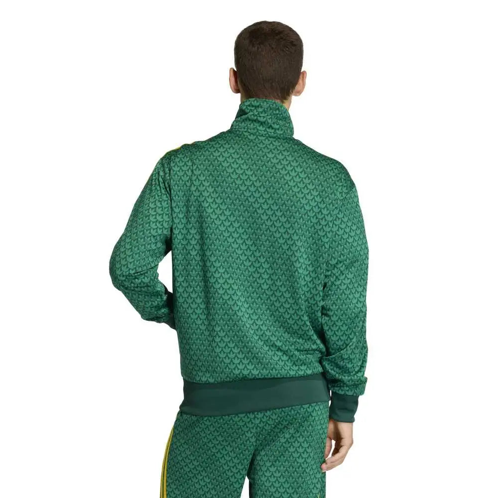 ADIDAS Firebird Loose Monogram Track Jacket Green KD0382