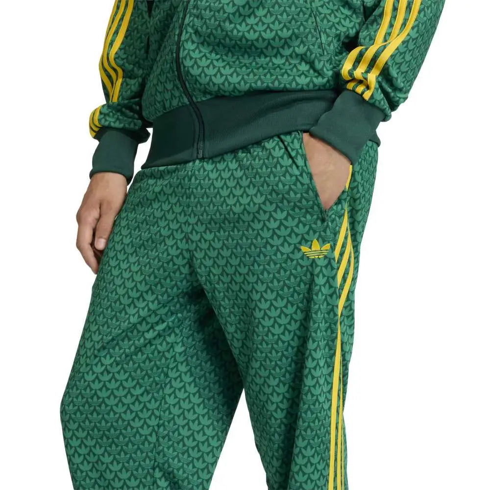 ADIDAS Firebird Loose Monogram Tracksuit Pant Green KD0396