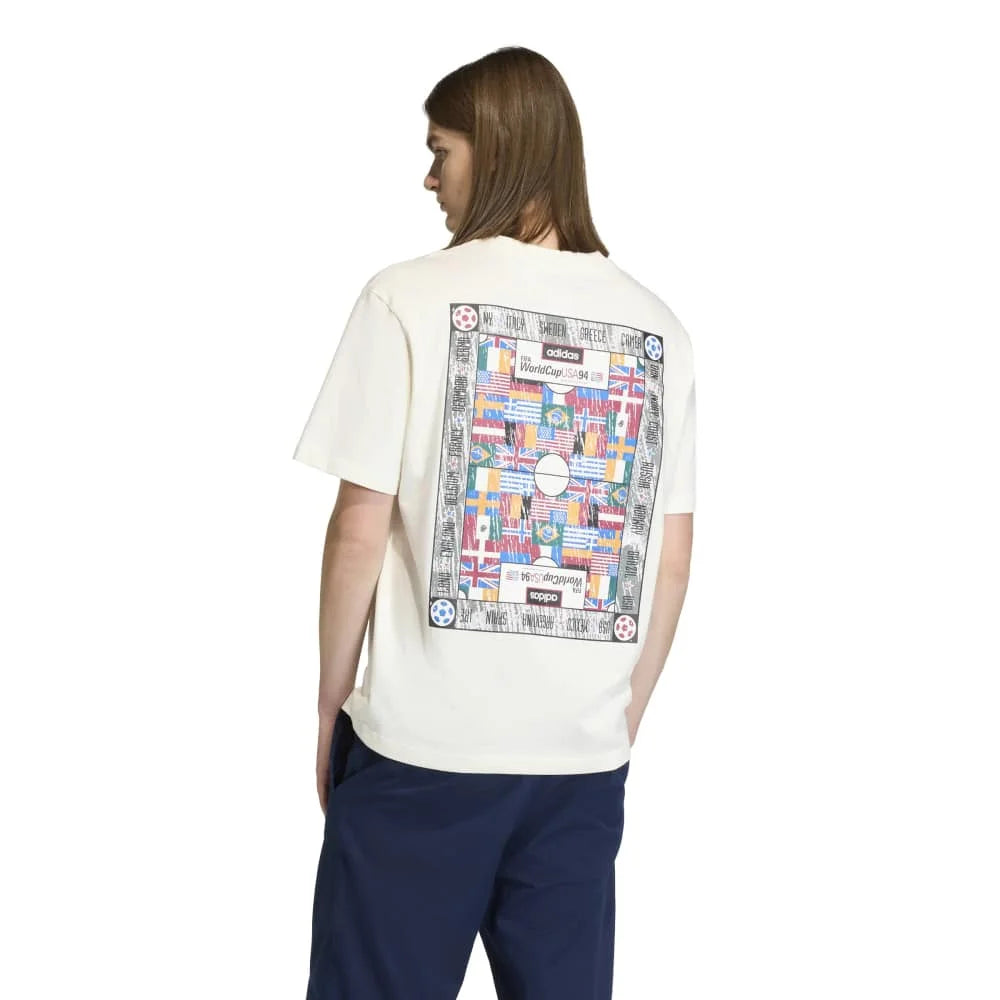 ADIDAS Archive Country Flag T-Shirt White KD1430