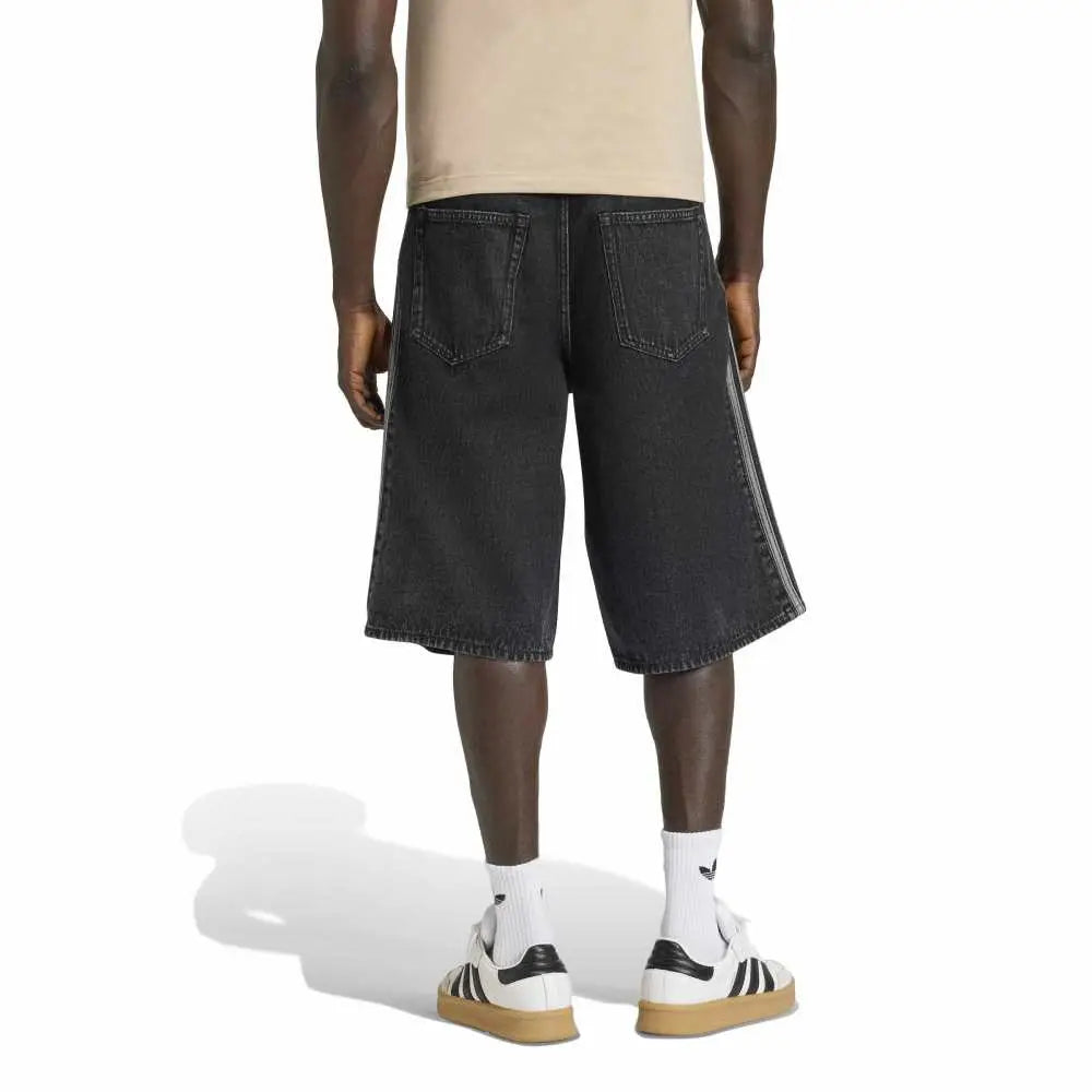 ADIDAS Firebird Adicolor Denim Shorts Black KD1498