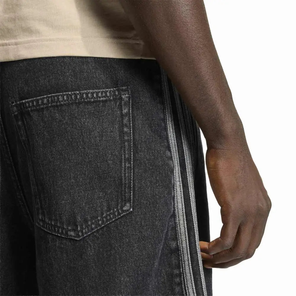 ADIDAS Firebird Adicolor Denim Shorts Black KD1498