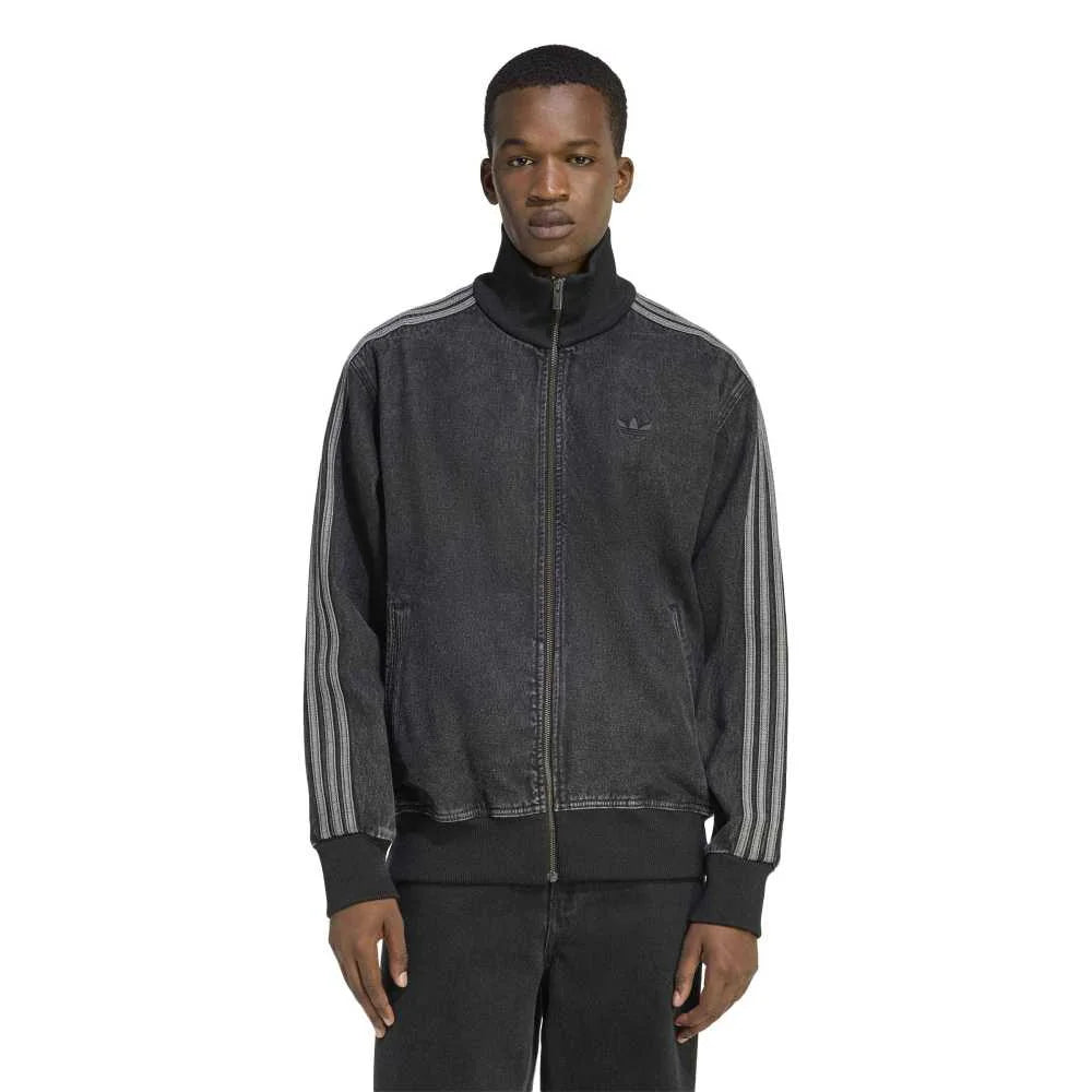 ADIDAS Adicolor Denim Firebird Track Jacket Black KD1516