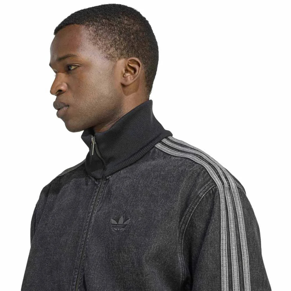 ADIDAS Adicolor Denim Firebird Track Jacket Black KD1516