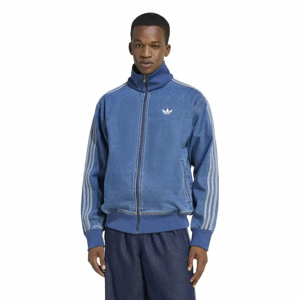 ADIDAS Adicolor Denim Firebird Track Jacket Blue KD1517