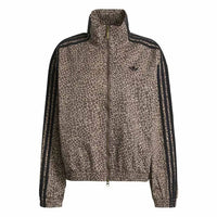ADIDAS Firebird Oversized Aop Denim Jacket Brown KD2815
