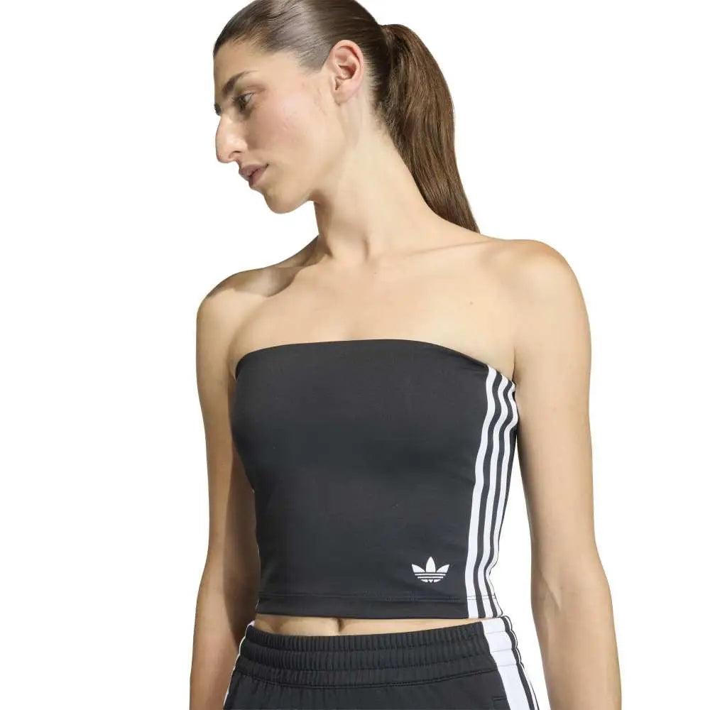 ADIDAS 3 Stripes Tube Top  Black KD2893