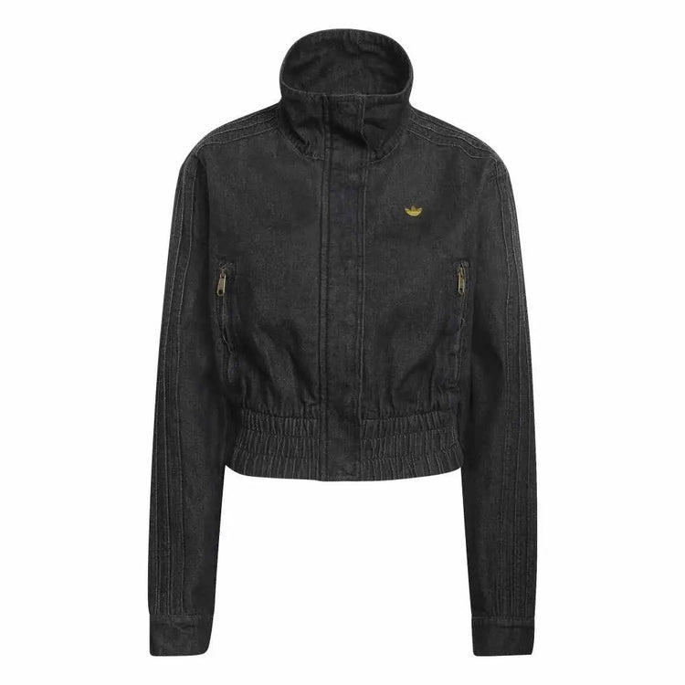 ADIDAS Denim Track Jacket Black KD3918
