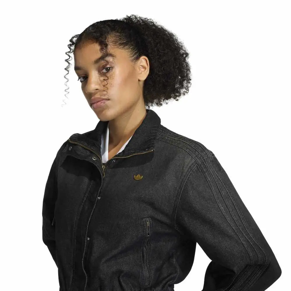 ADIDAS Denim Track Jacket Black KD3918
