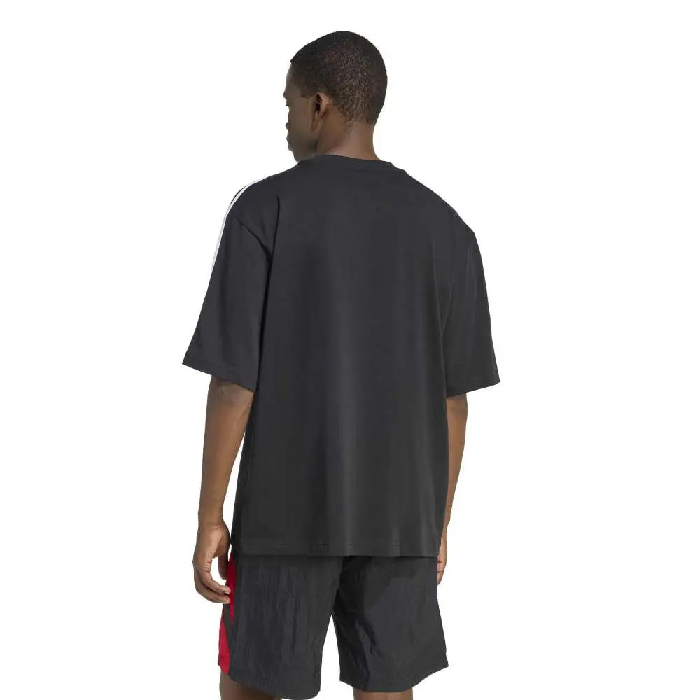 ADIDAS Adicolor 3-Stripes Oversized T-Shirt Black KD4095