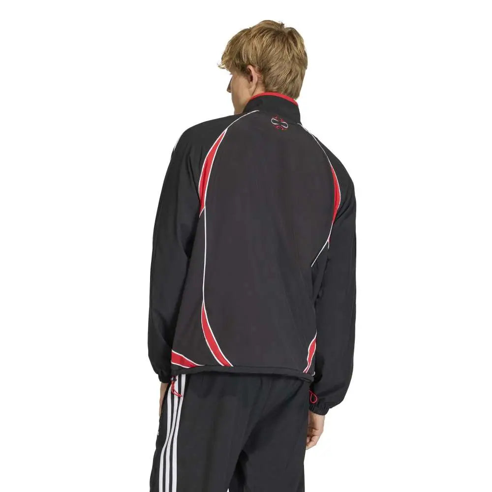 ADIDAS Teamgeist Adicolor Track Jacket Black Red KD5859