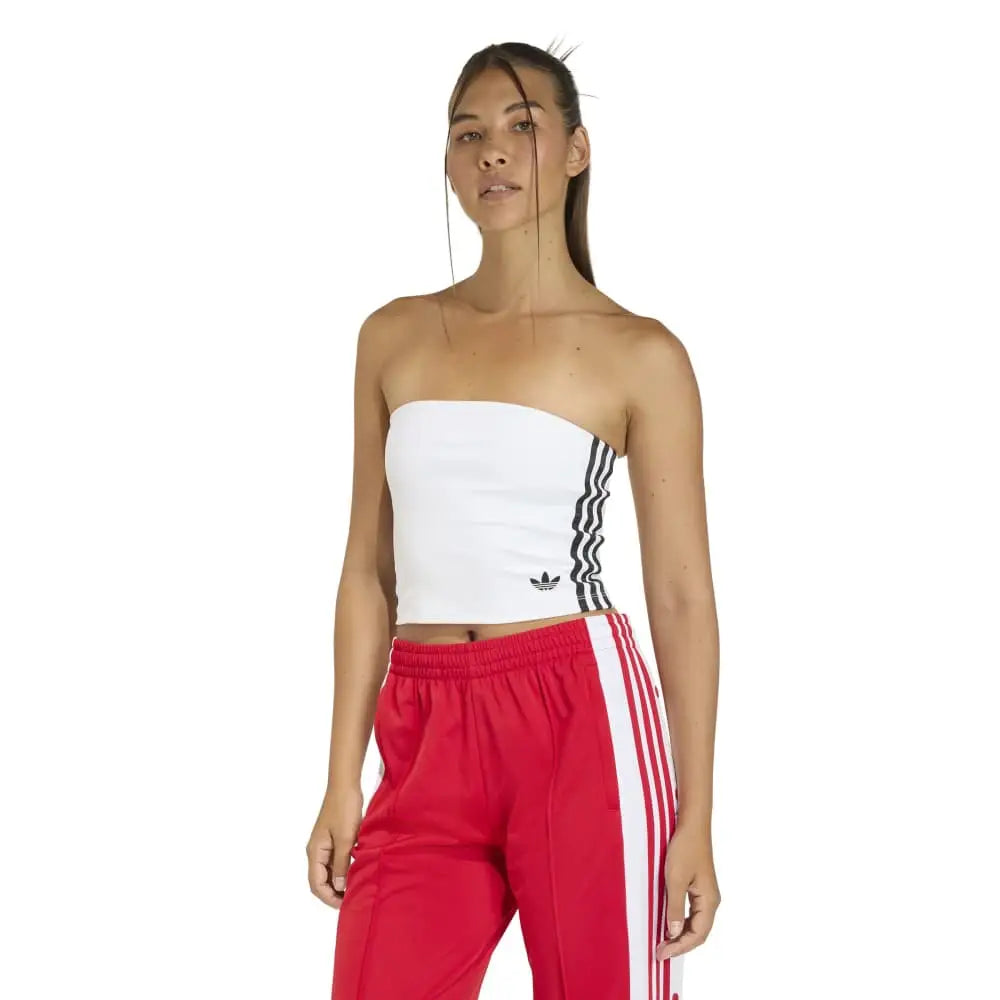 ADIDAS 3 Stripes Tube Top White KD6235