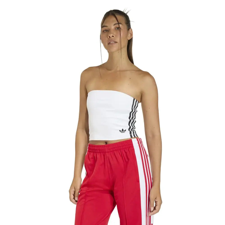 ADIDAS 3 Stripes Tube Top White KD6235