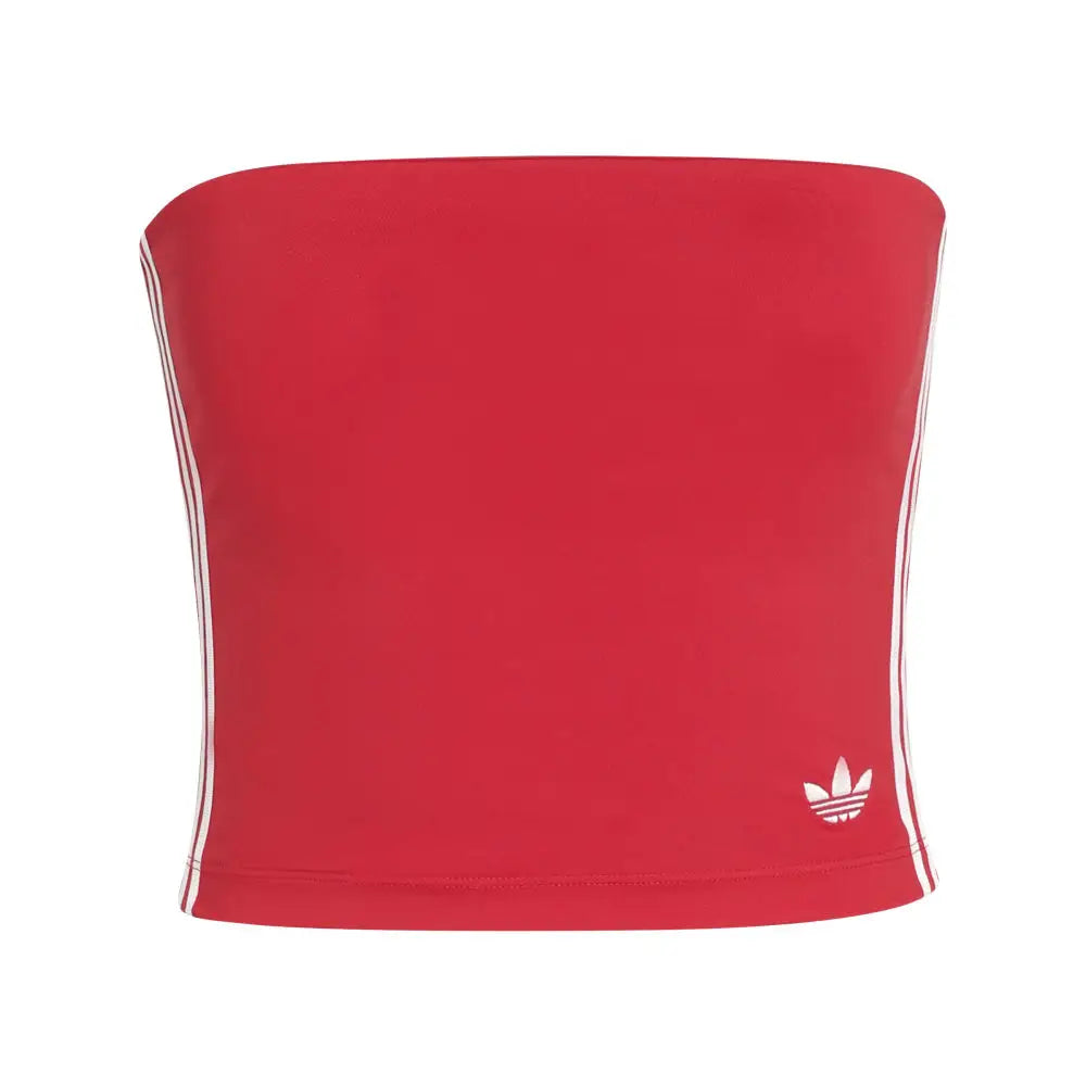 ADIDAS 3 Stripes Tube Top  Red KD6236