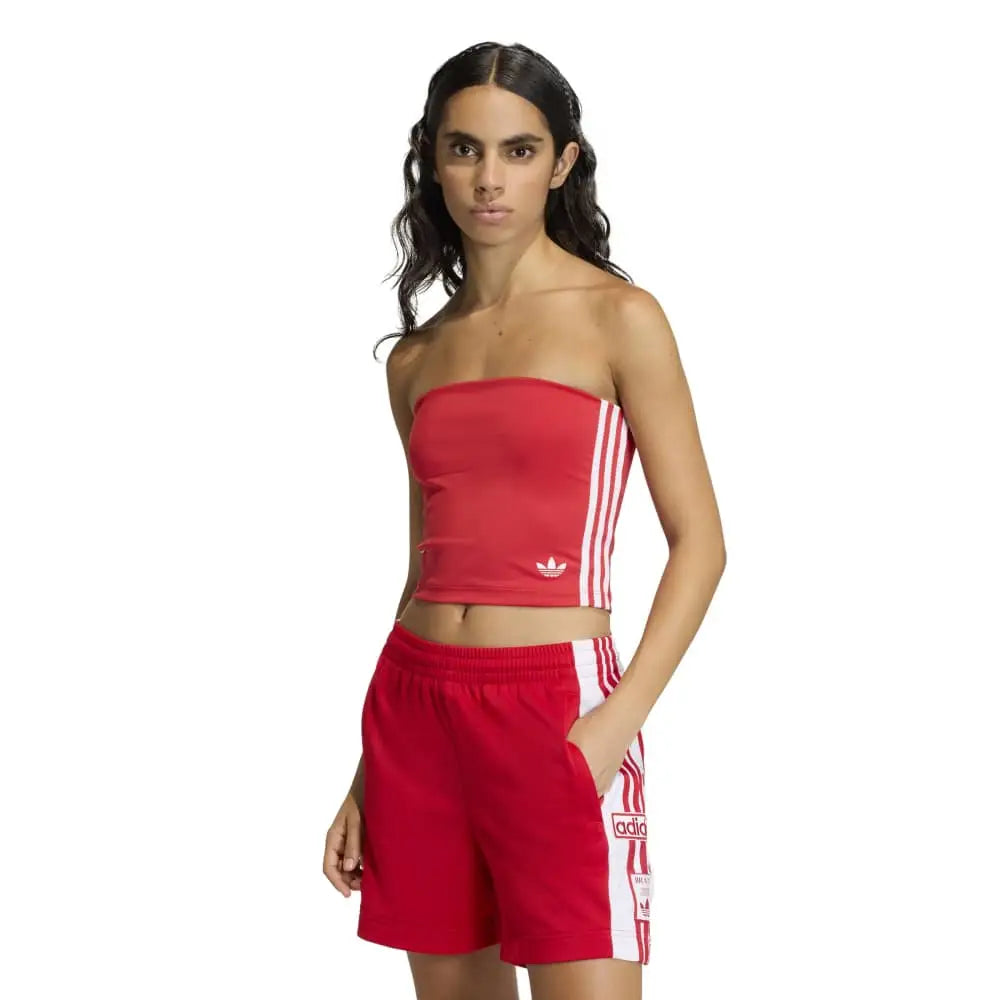 ADIDAS 3 Stripes Tube Top  Red KD6236