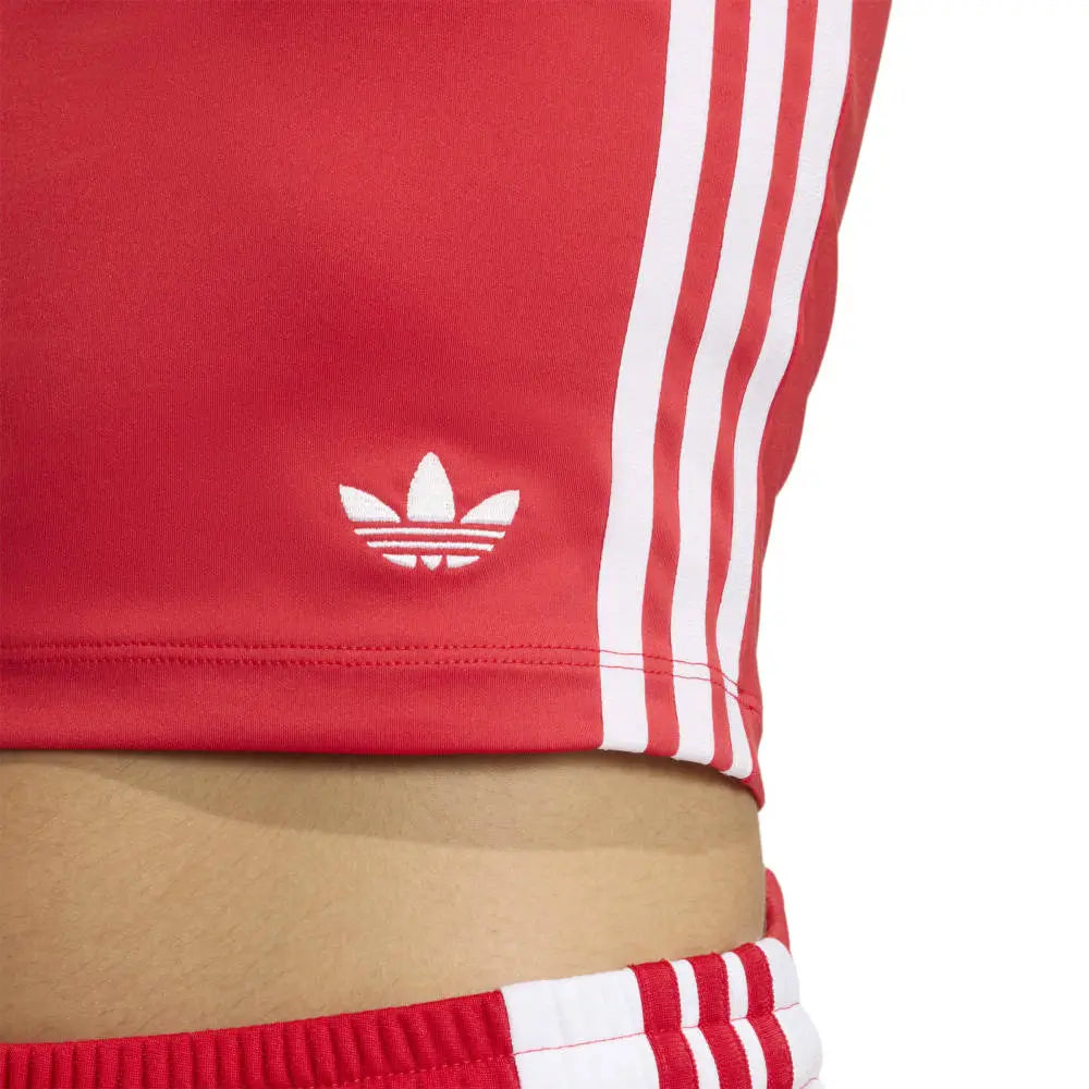 ADIDAS 3 Stripes Tube Top  Red KD6236