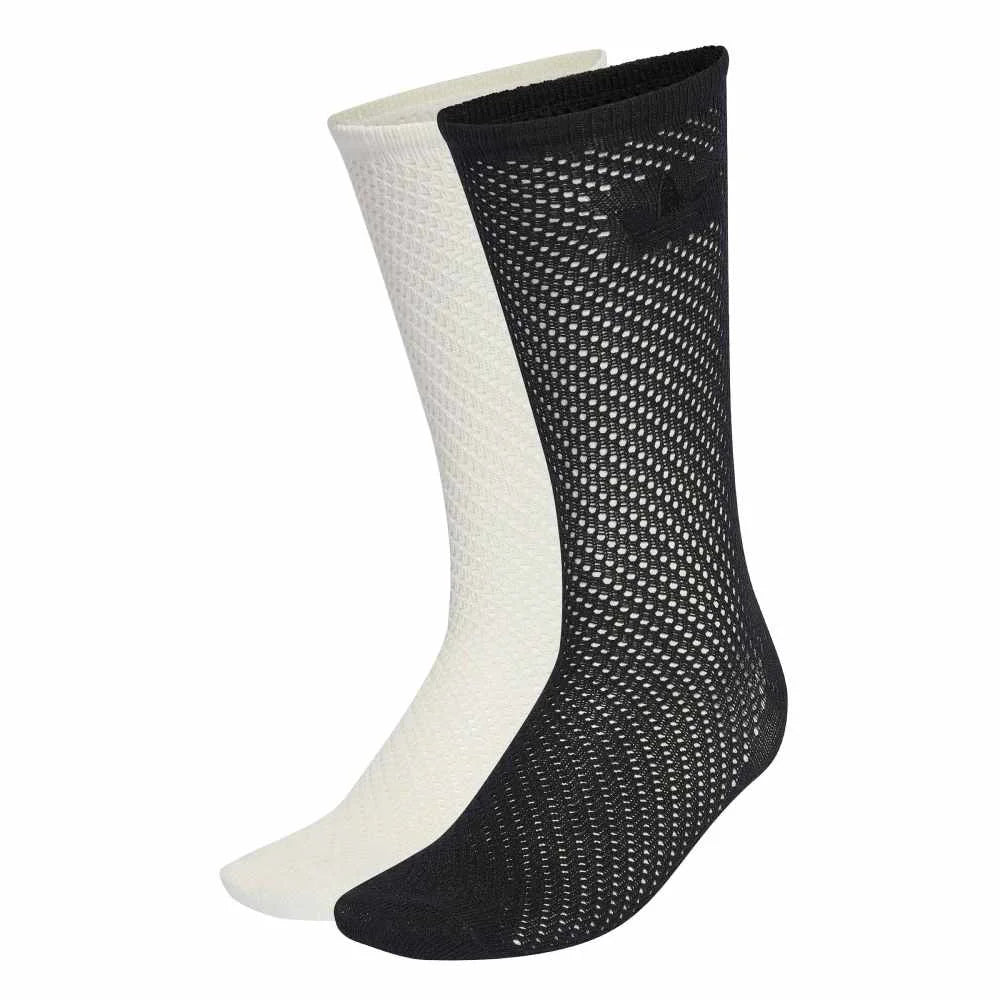 ADIDAS Crochet Crew Socks 2 Pairs White KD8398