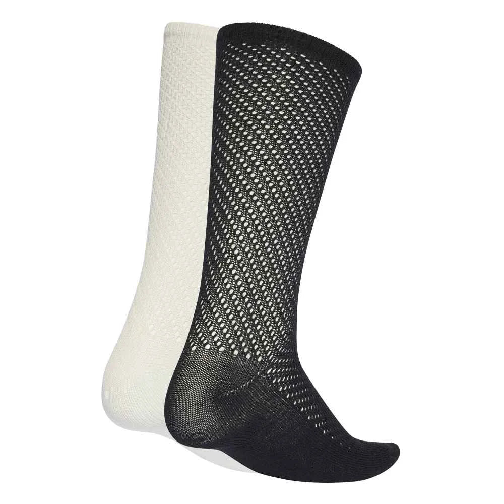 ADIDAS Crochet Crew Socks 2 Pairs White KD8398