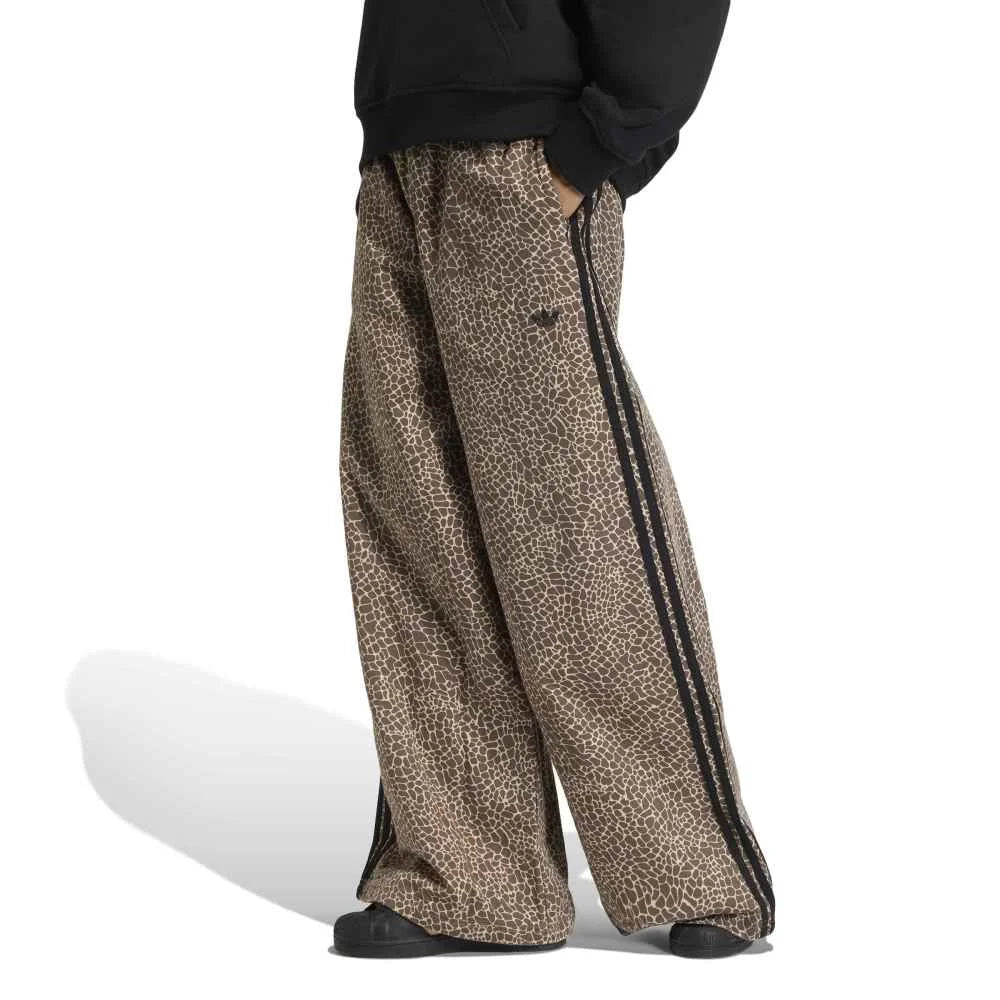 ADIDAS Firebird Oversized Aop Denim Pants Brown KD8811