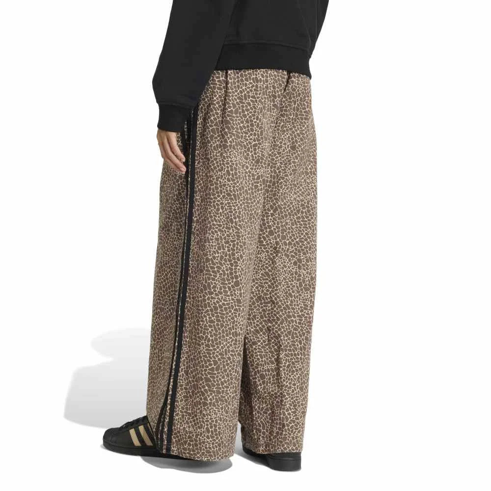 ADIDAS Firebird Oversized Aop Denim Pants Brown KD8811
