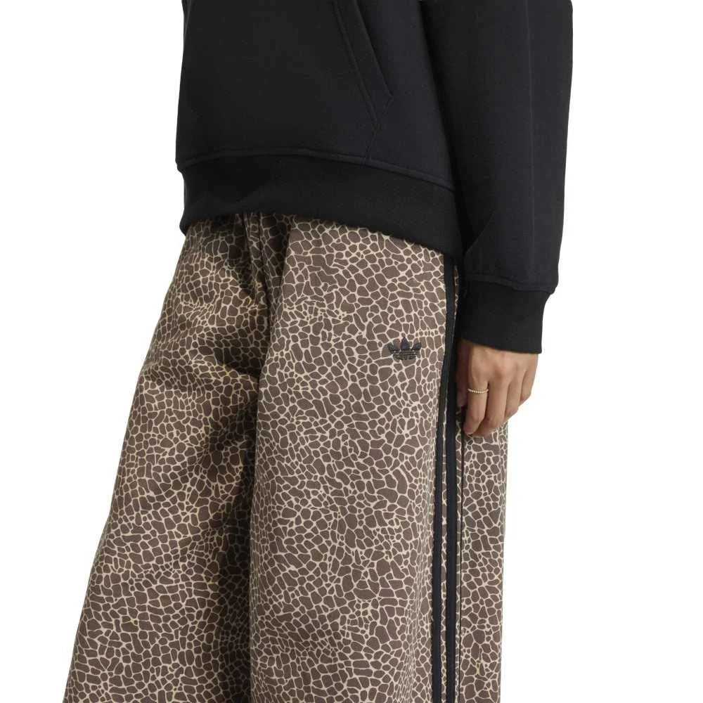 ADIDAS Firebird Oversized Aop Denim Pants Brown KD8811