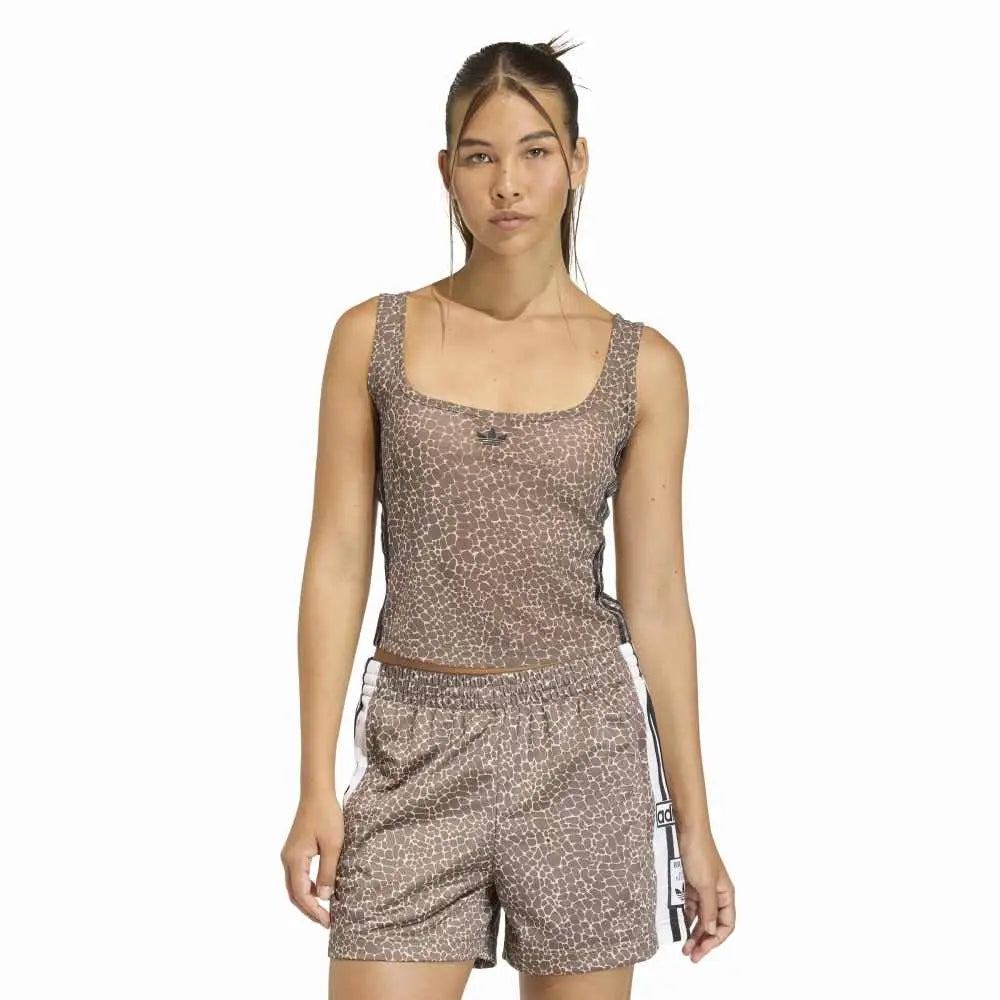 ADIDAS Aop Tank Top  Brown KD8822
