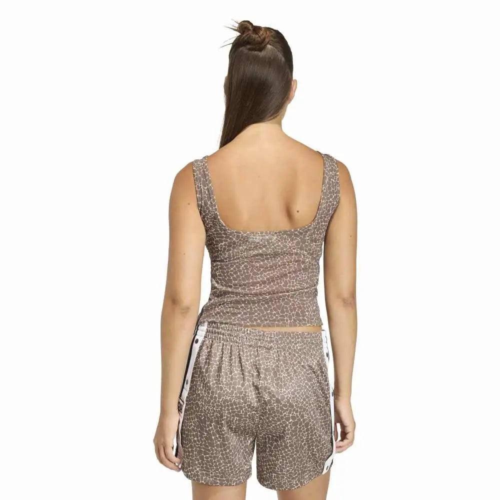 ADIDAS Aop Tank Top  Brown KD8822
