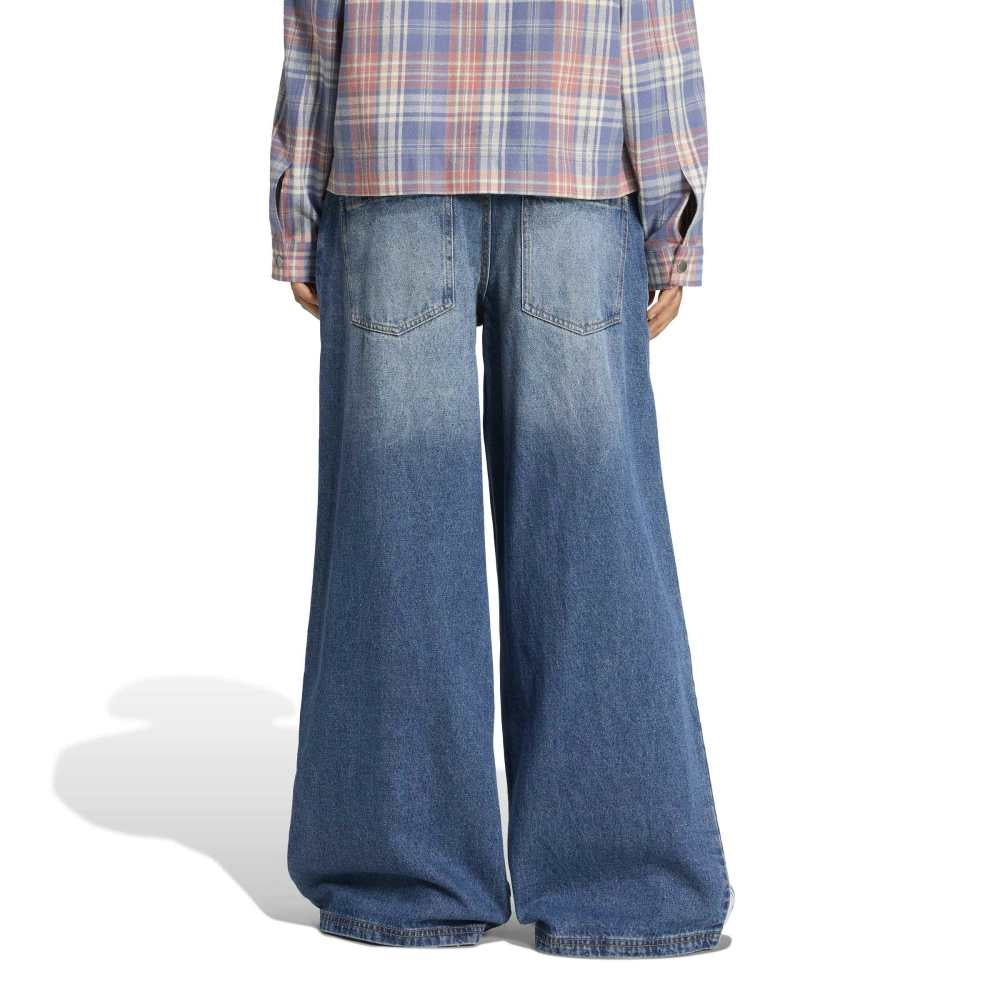 ADIDAS Originals Loose Denim Destressed Pant Blue KE3300