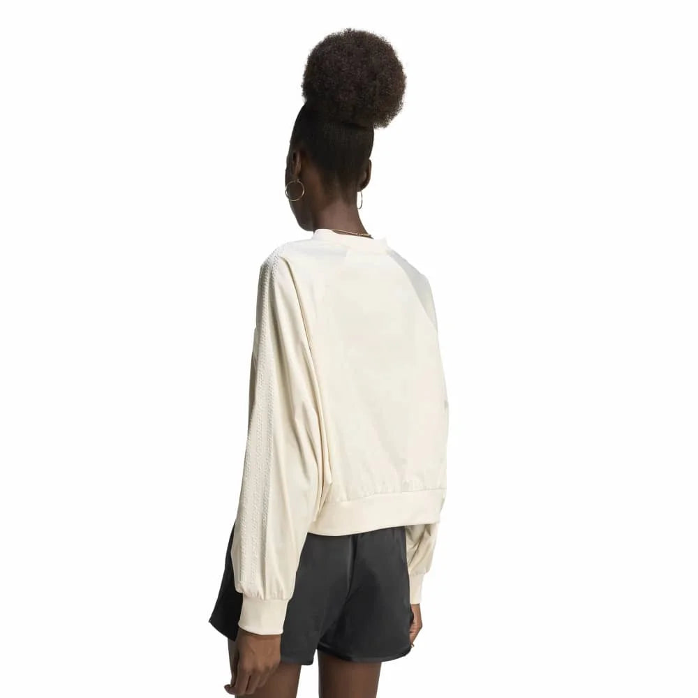 ADIDAS Pearl Jacquard Sweatshirt White KE3353