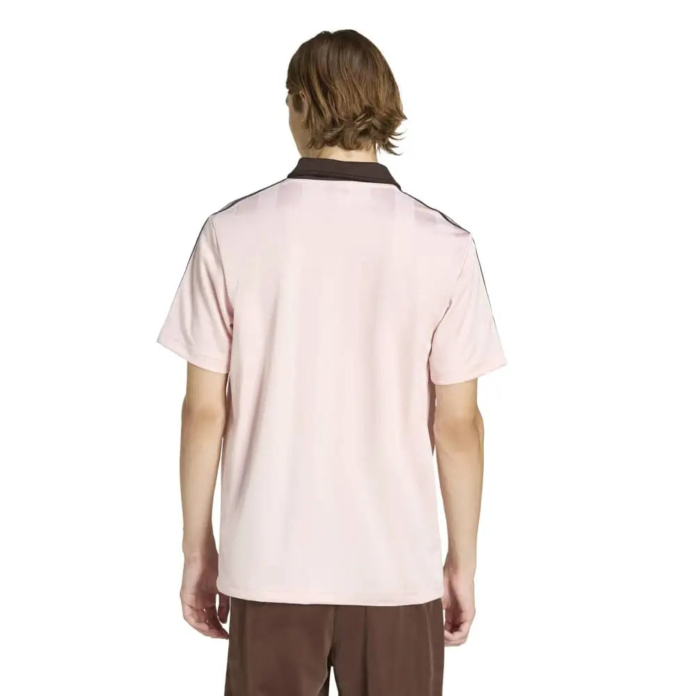 ADIDAS Archive Collar Engineered Jersey Pink KE3580