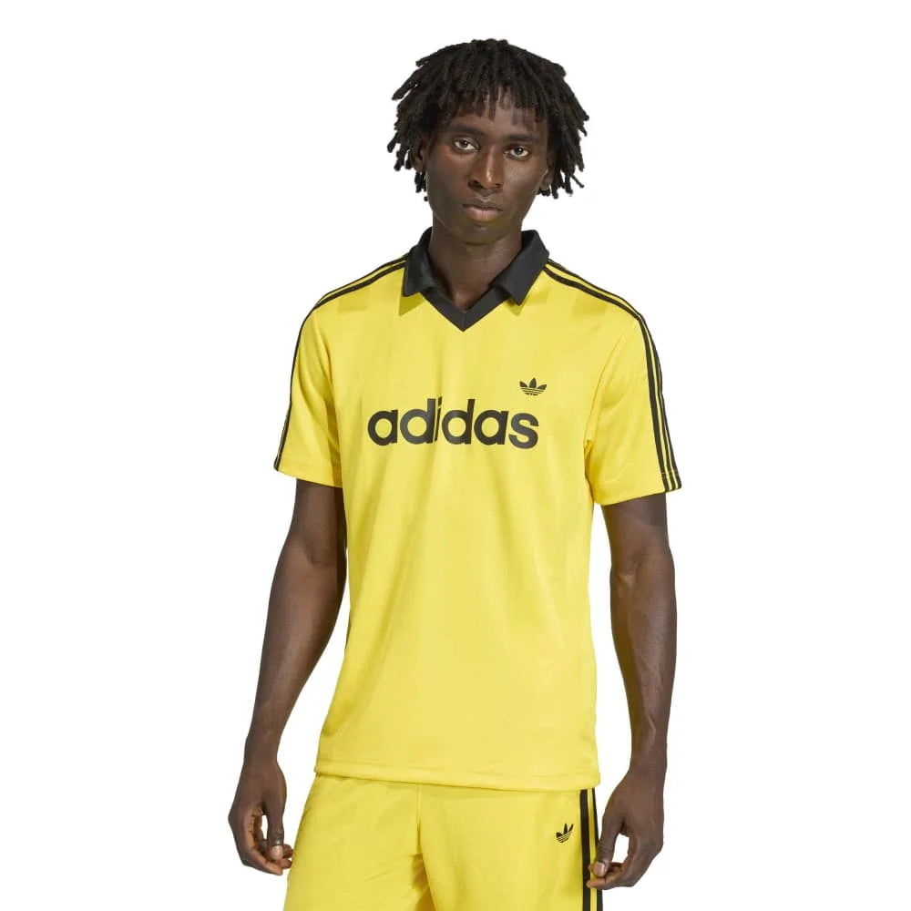 ADIDAS Archive Collar Engineered Jersey Yellow KE3581