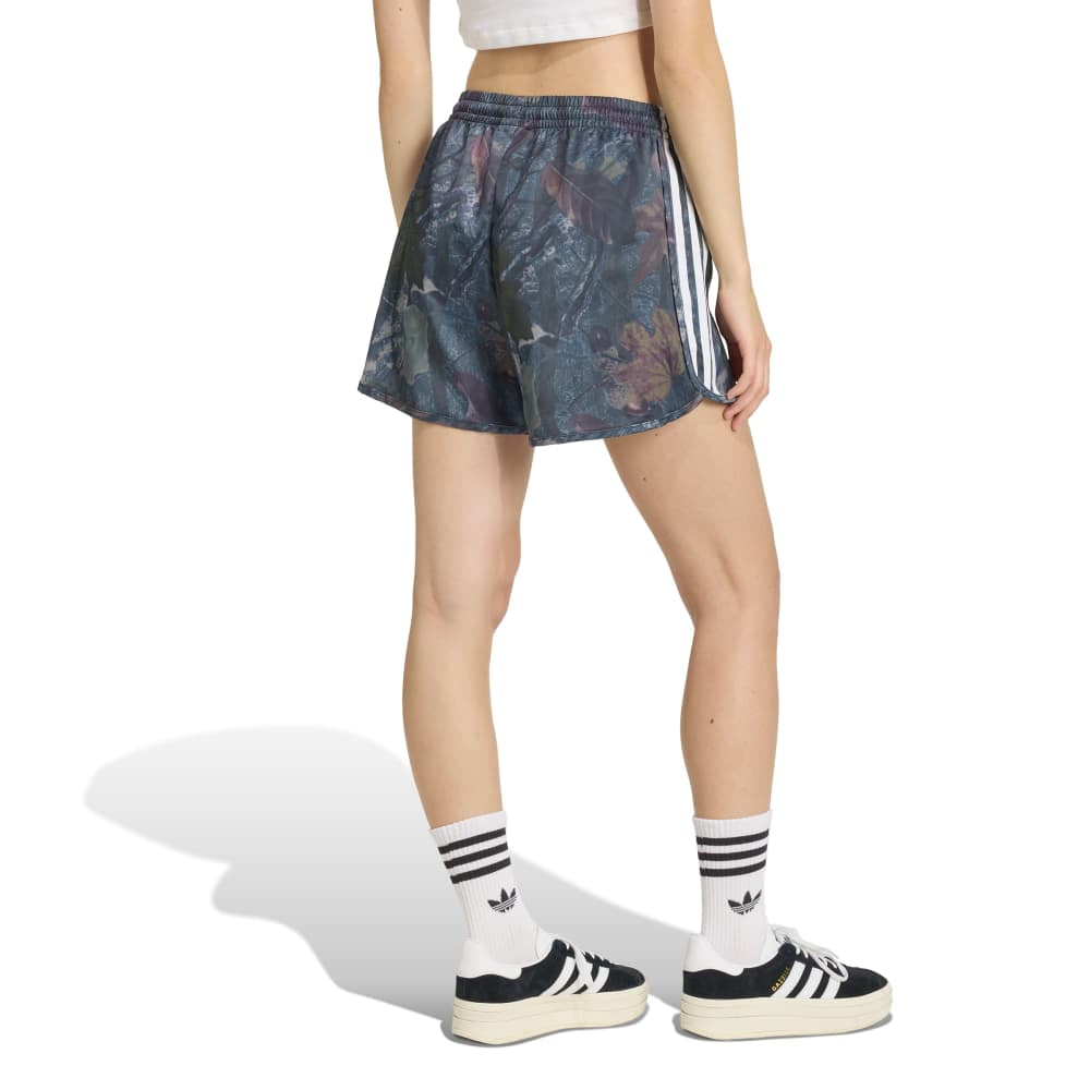 ADIDAS Originals Leaf Camo Print Satin Short Black KE3739