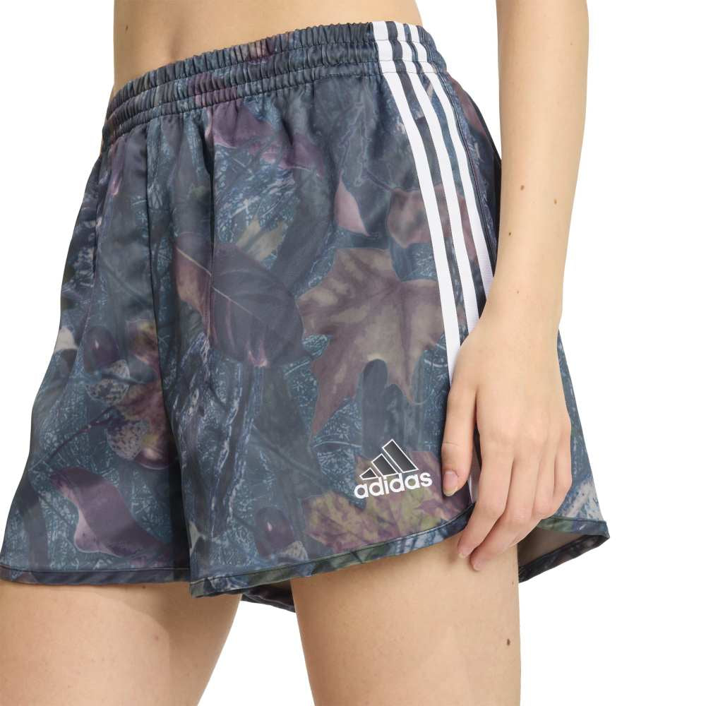 ADIDAS Originals Leaf Camo Print Satin Short Black KE3739