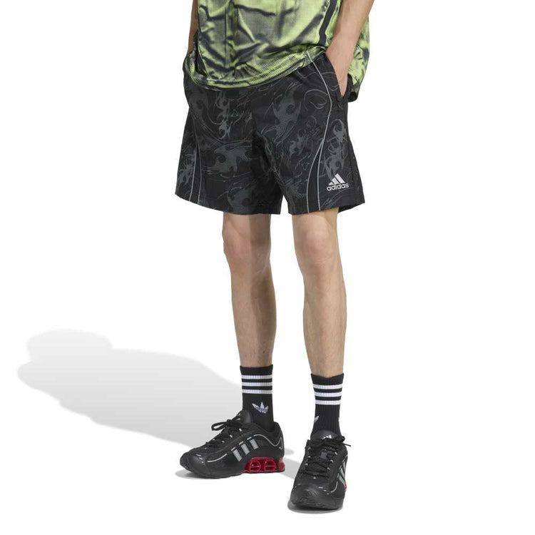 ADIDAS Adilenium Season 4 Teamgeist Woven Shorts Black KF8525