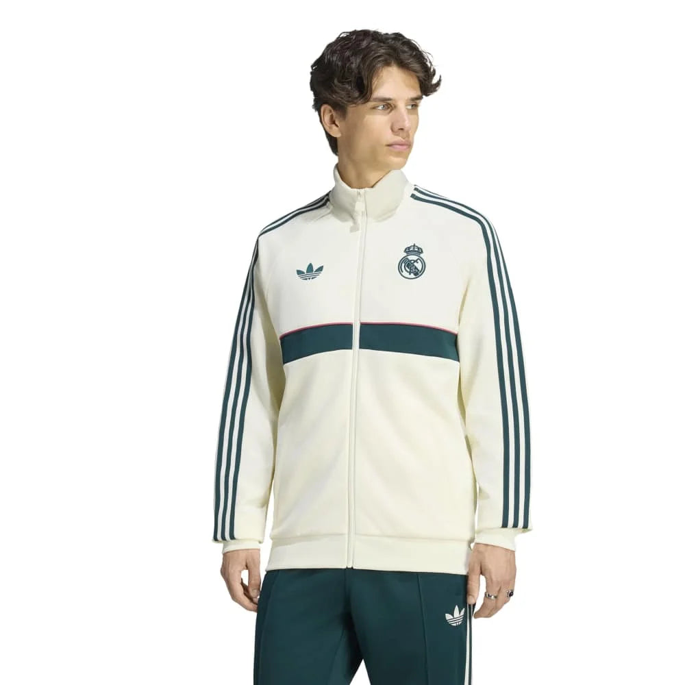 ADIDAS Real Madrid Originals Track Jacket Beige KG2971