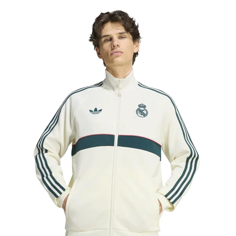 ADIDAS Real Madrid Originals Track Jacket Beige KG2971
