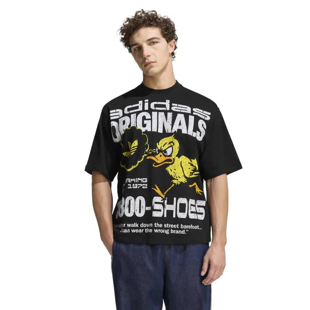 ADIDAS Originals Duck Graphic T-Shirt Black KG6438