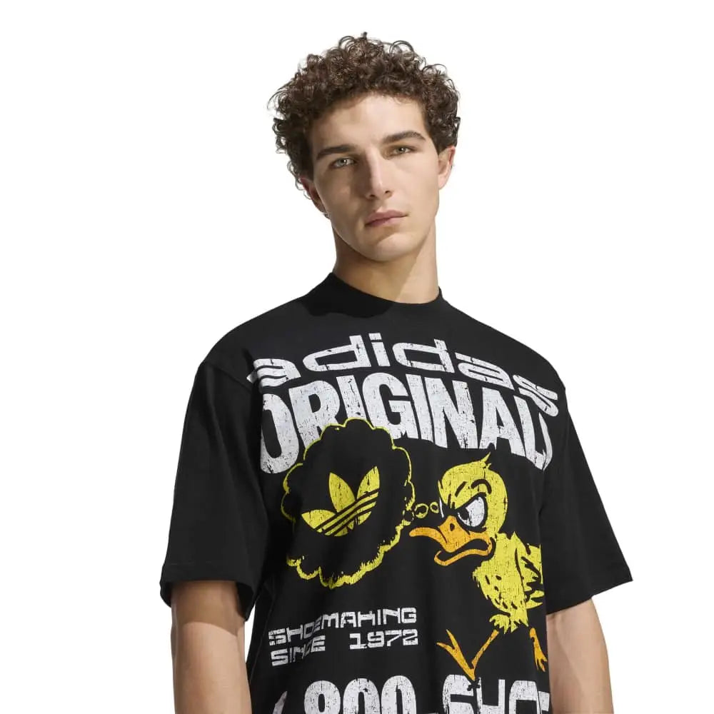 ADIDAS Originals Duck Graphic T-Shirt Black KG6438