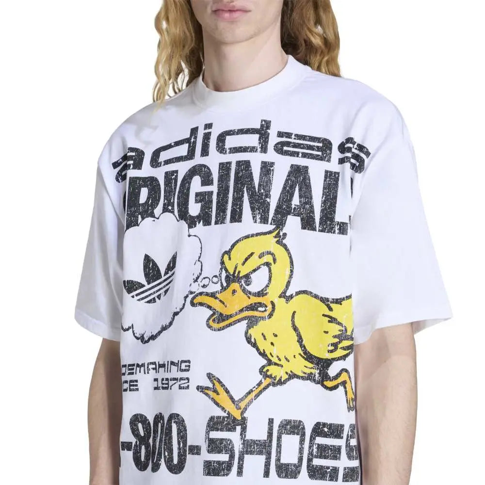 ADIDAS Originals Duck Graphic T-Shirt White KG6439