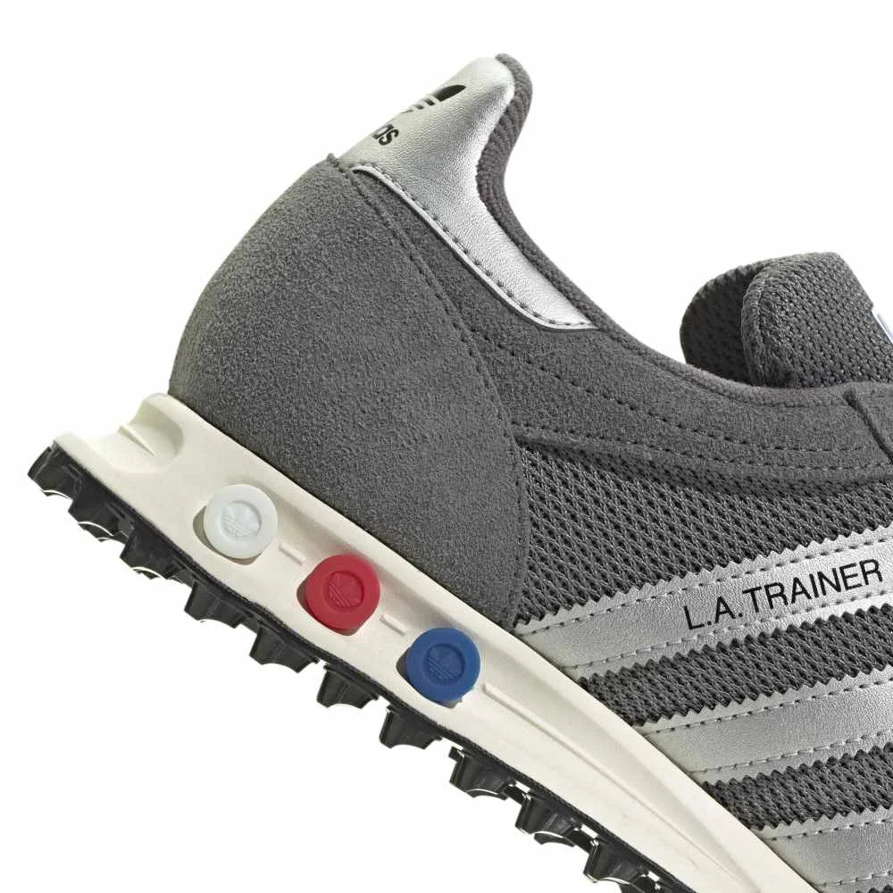 adidas gazelle silver green womens La Trainer Og Sneakers Grey
