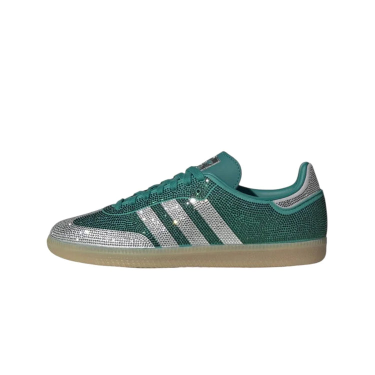 ADIDAS Samba OG Green/Silver Metallic Sneakers KJ7489