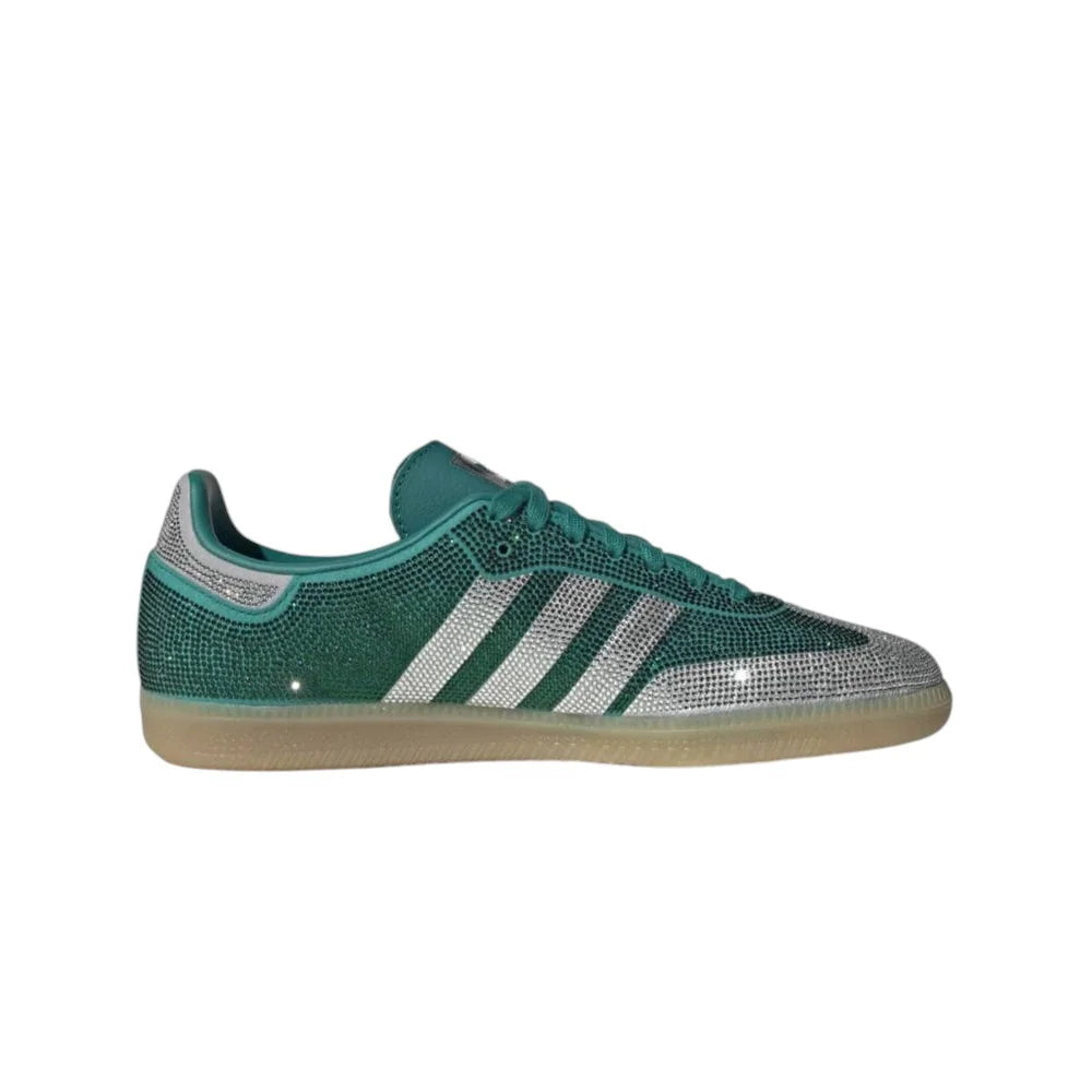 ADIDAS Samba OG Green/Silver Metallic Sneakers KJ7489