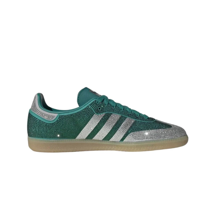 ADIDAS Samba OG Green/Silver Metallic Sneakers KJ7489