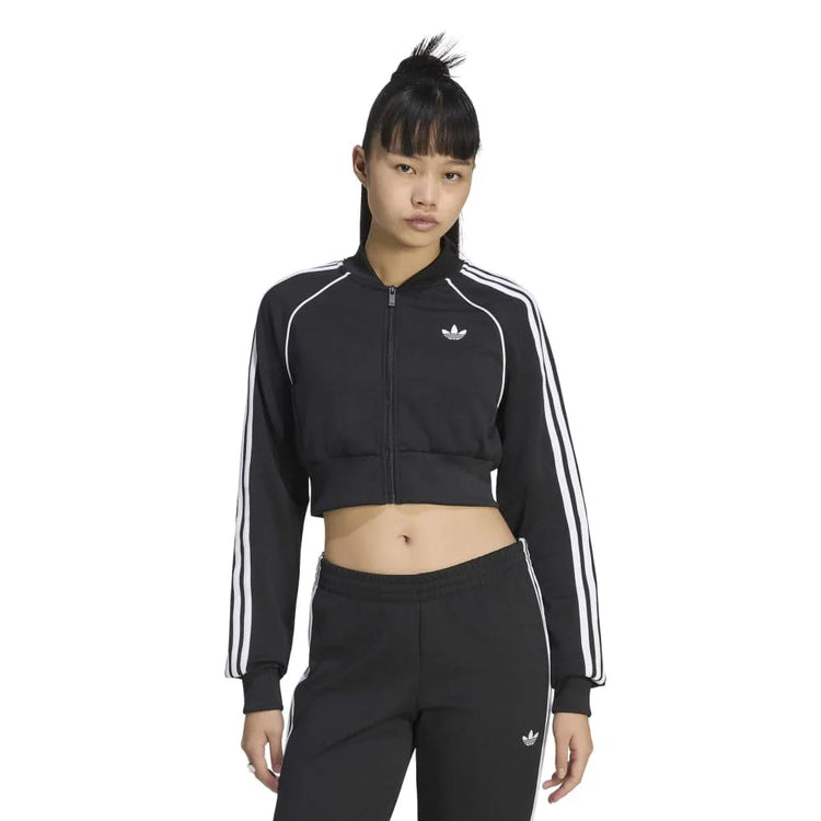 ADIDAS SST Cropped Track Jacket Black KQ6426