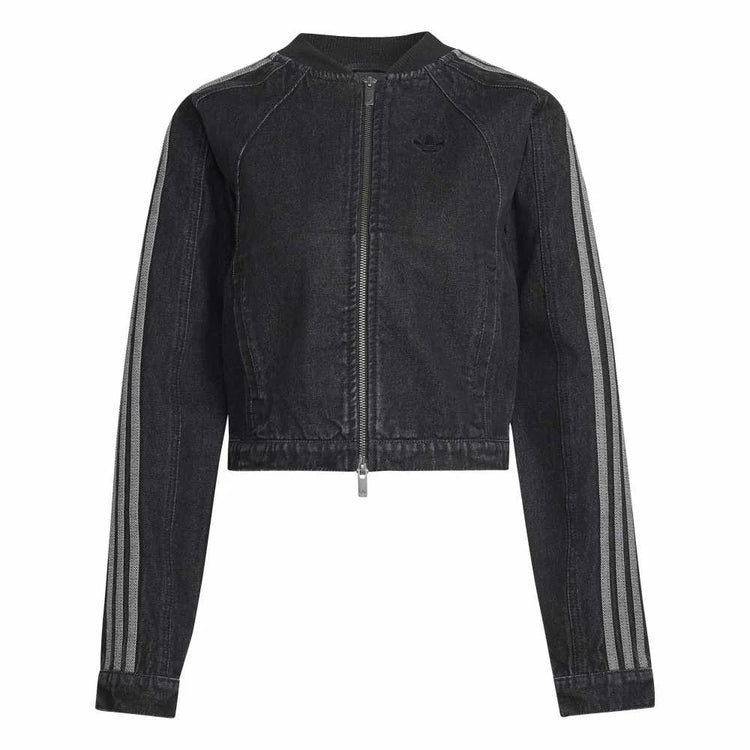ADIDAS SST 2.0 Denim Track Jacket Black KQ6467
