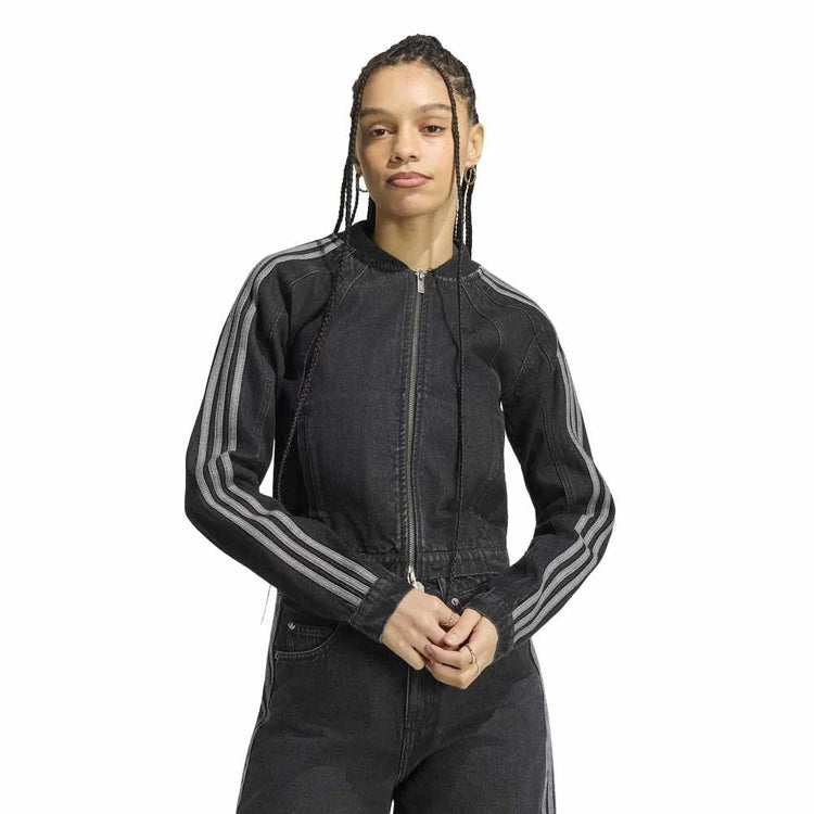 ADIDAS SST 2.0 Denim Track Jacket Black KQ6467