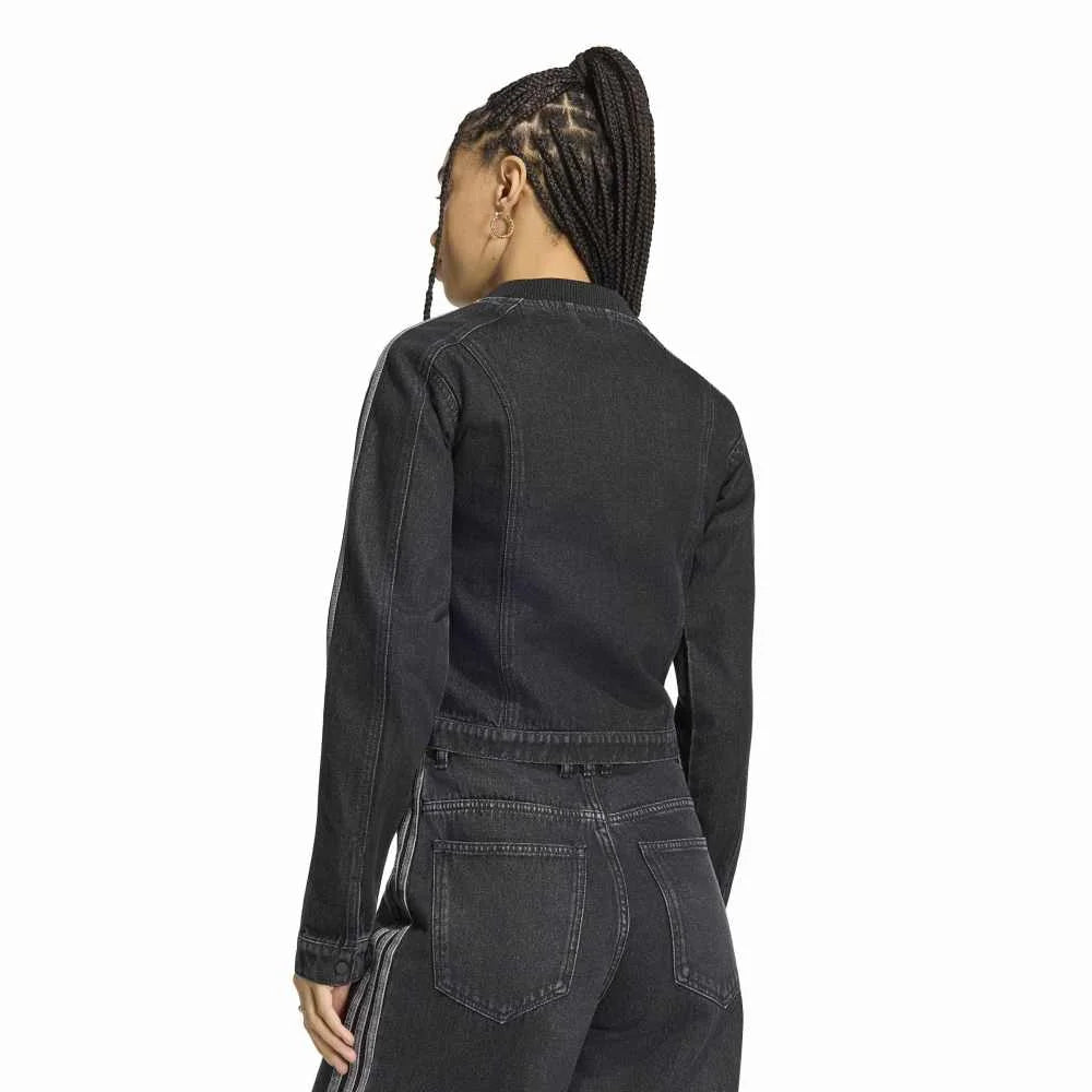 ADIDAS SST 2.0 Denim Track Jacket Black KQ6467