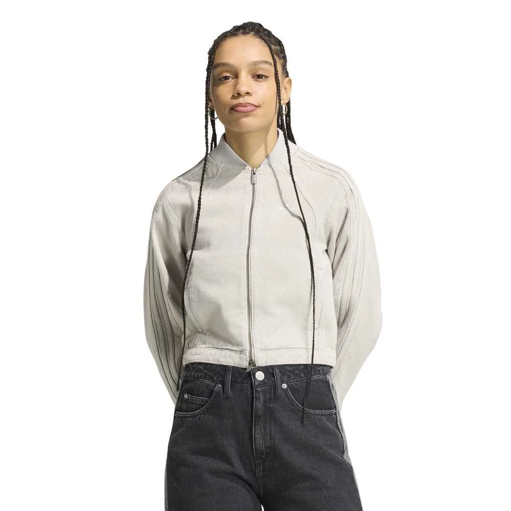 ADIDAS Sst 2.0 Denim Track Jacket Grey KQ6468