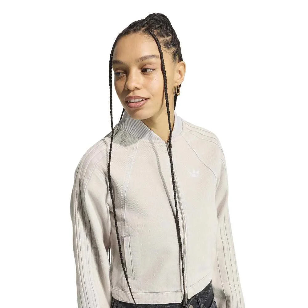 ADIDAS Sst 2.0 Denim Track Jacket Grey KQ6468