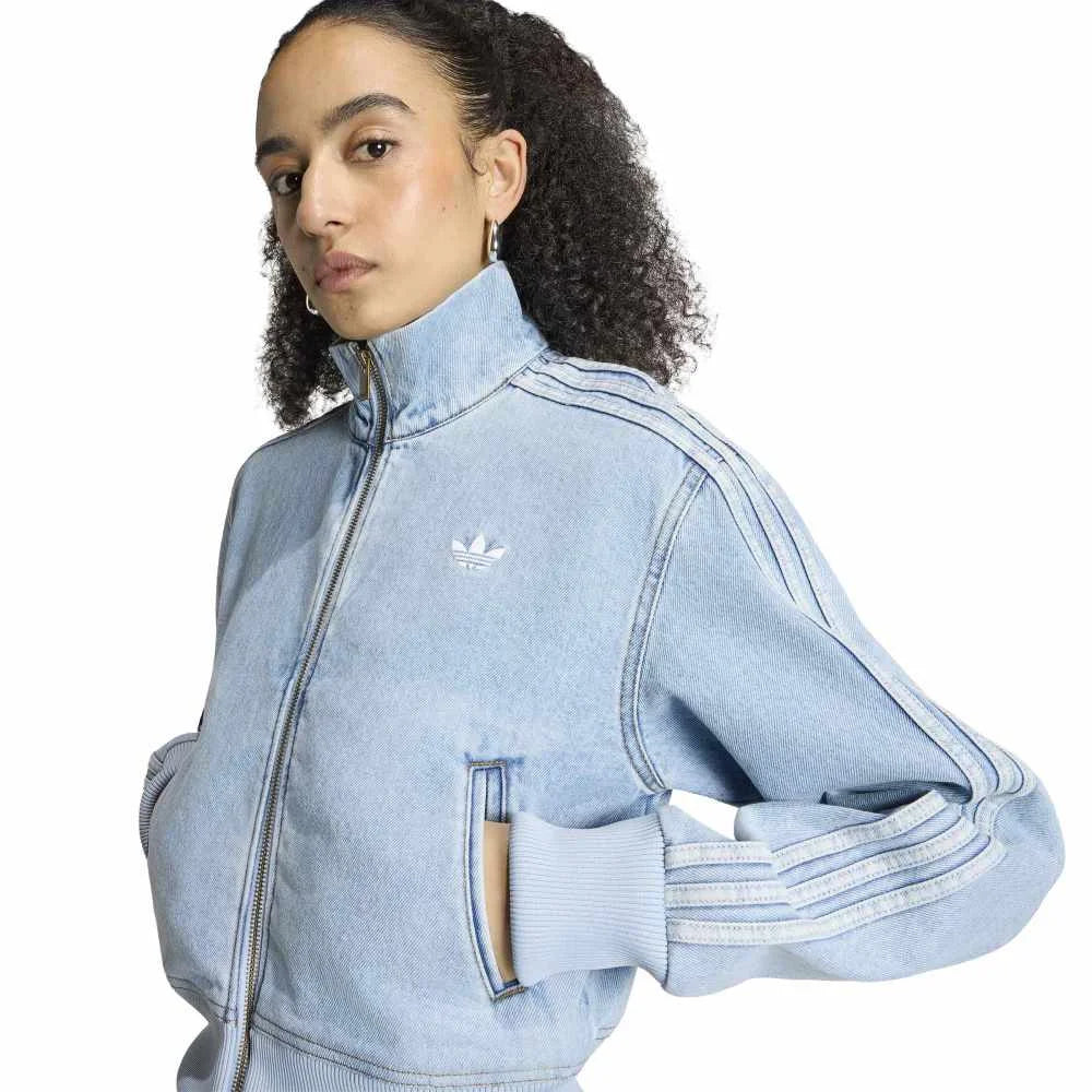 ADIDAS Firebird Denim Track Jacket Blue KQ6492